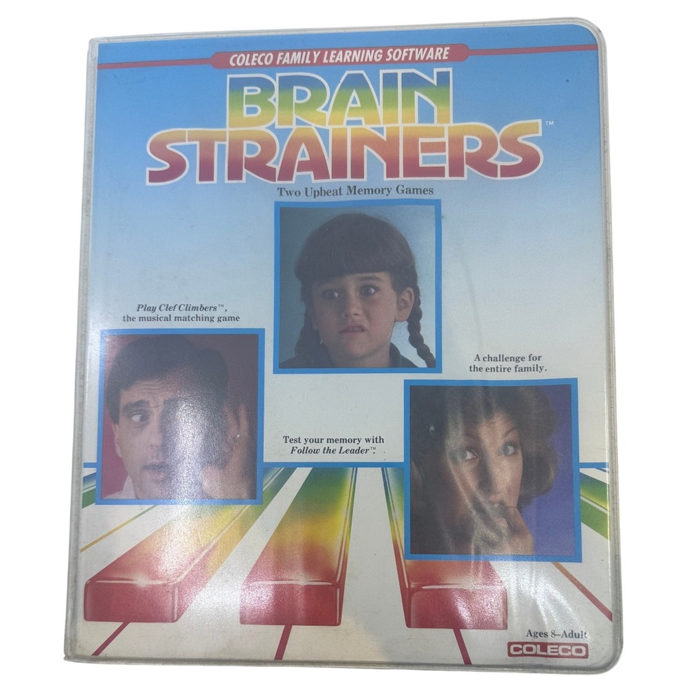Coleco Brain Strainers ColecoVision ADAM Family Computer System Game 2696 CIB